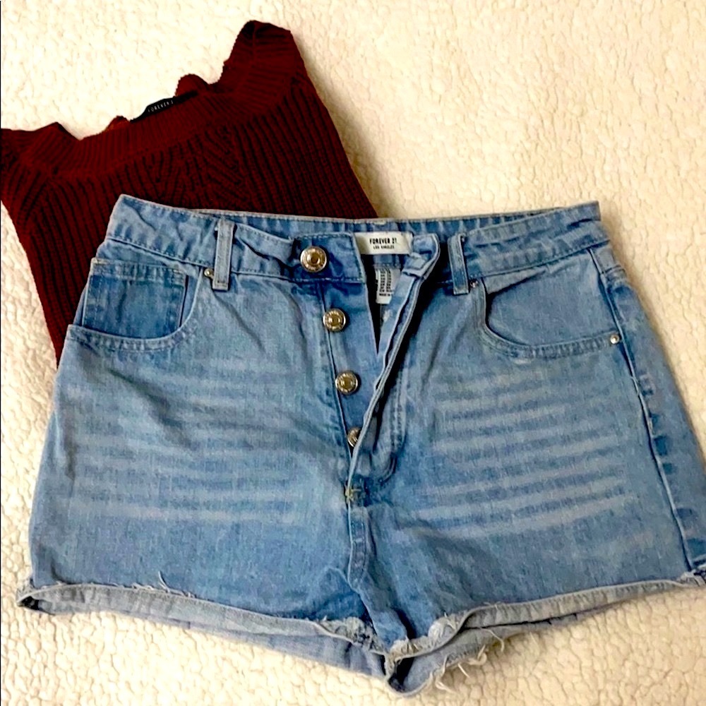 FOREVER 21 High Waisted Shorts
